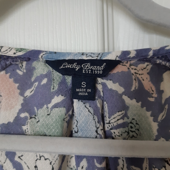 Lucky Brand floral peasant top - Picture 2 of 3